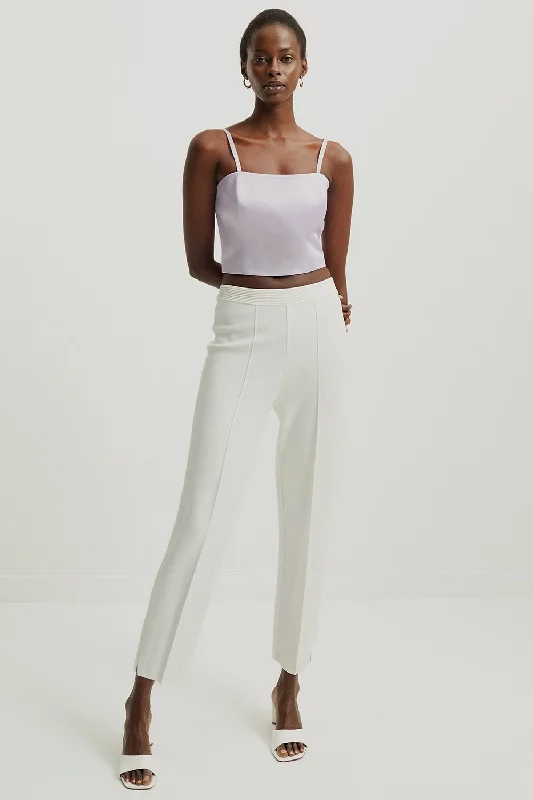 Melies-Knitwear-Pants Trendy Wide-Leg Pants