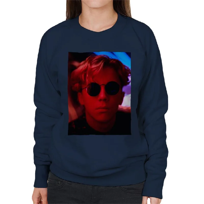 Weird Science Gary Wallace Wearing Glasses Women's Sweatshirt Hoodie with High Neck Warm Protective Weird Science Gary Wallace Wearing Glasses Women's Sweatshirt Hoodie with High Neck Warm Protective