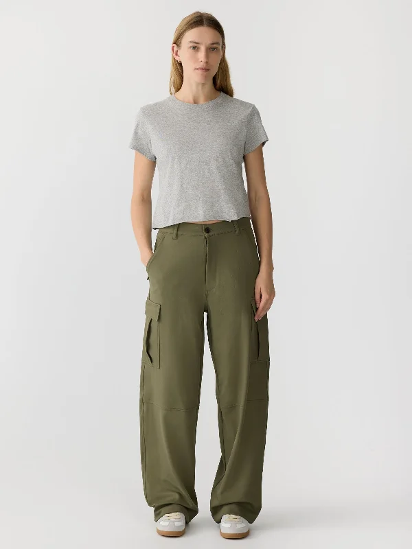 stretch twill cargo pant Cozy Knit Pants