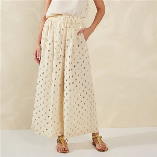 Haven Sanremo Pant - Cannoli Wide-Legged Palazzos