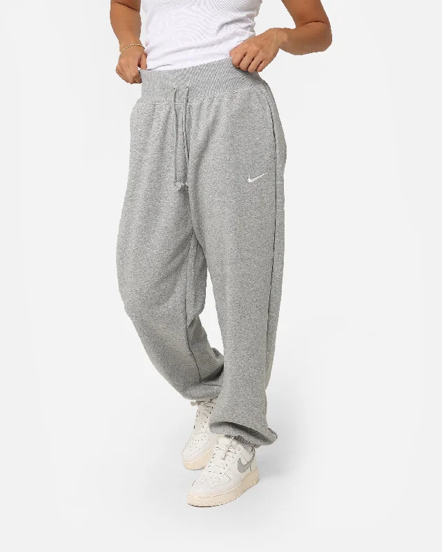 Nike Women's Nike Sportswear Phoenix Fleece High-Waisted Oversized Pants Dark Grey Heather Soft Stretch Pants