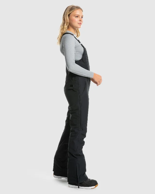 Womens Rideout Technical Bib Snow Pants Classic Bootcut Trousers