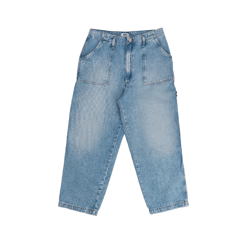 W Cargo Pant - 90s Light BL RIG Fashionable Work Pants