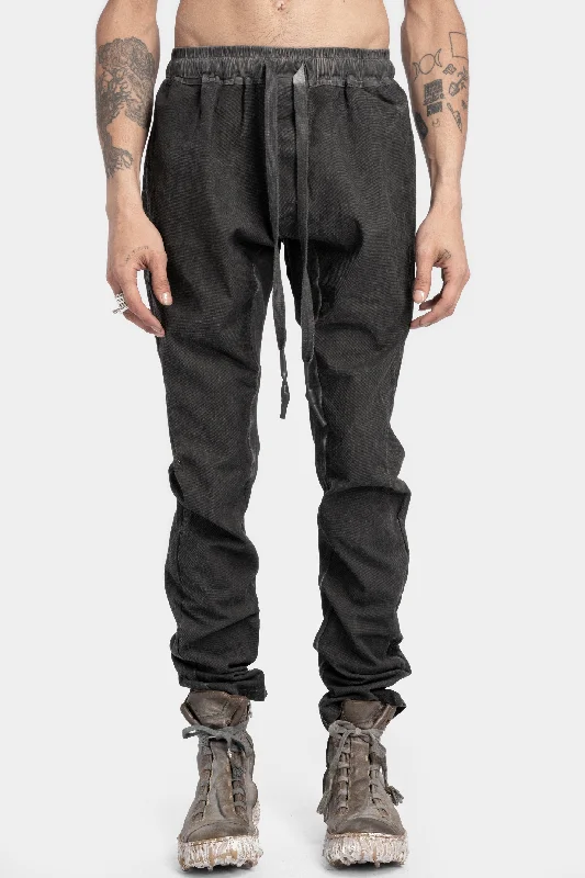 4 pockets pants, Plomb grey Classic Cropped Pants
