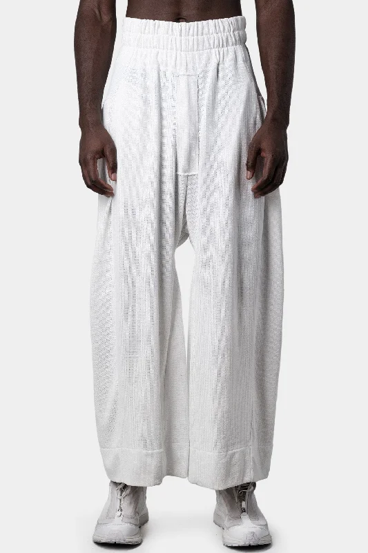 Breathing wide pants, White Cozy Maternity Pants