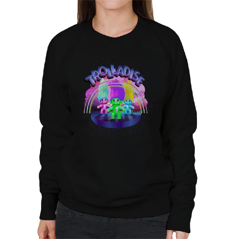 Trolls In Trolladise Women's Sweatshirt Hoodie with Logo Branding Identity