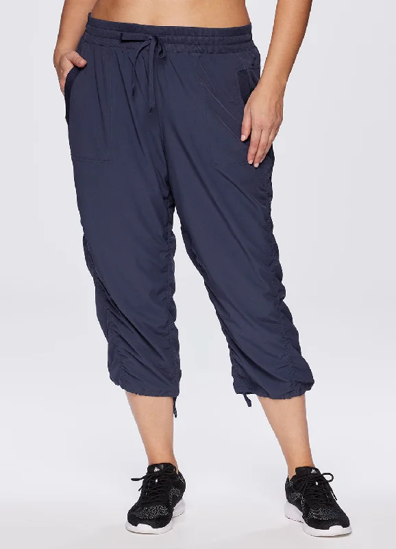Plus Lumen Lightweight Capri Pant Slim Fit Casual Pants