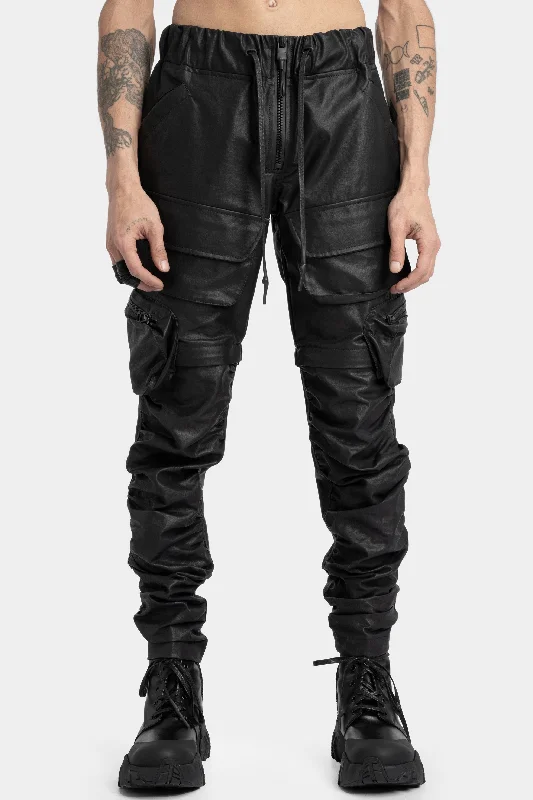 Transformable recoil coated pants Casual Sweatpants Style
