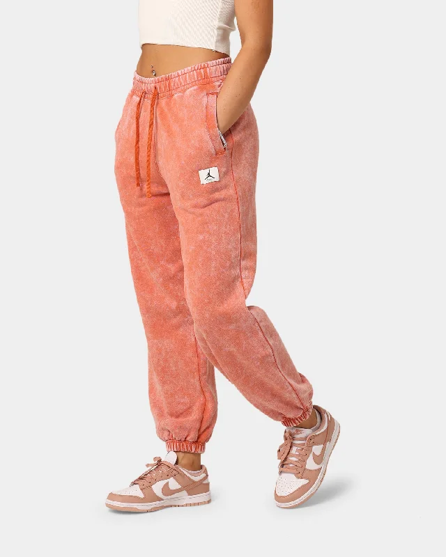 Jordan Women's Jordan Flight Fleece Washed Pants Light Sienna Soft Wool Pants