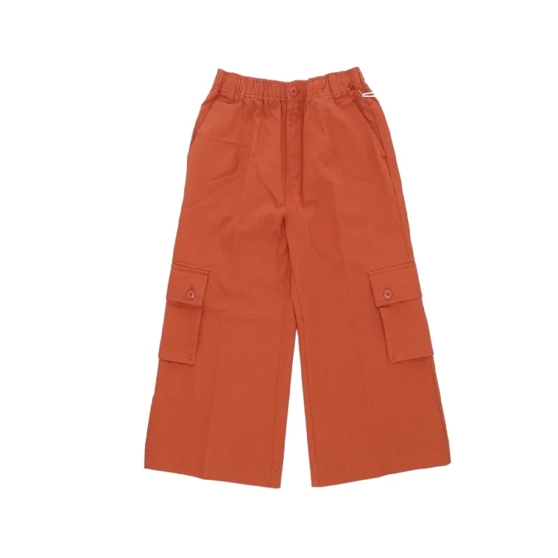 Hazel Cropped Wide Pant - Bombay Brown Elegant High-Waist Pants
