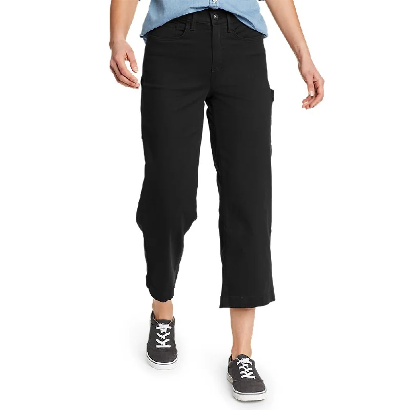 Women's Elysian Slub Twill Carpenter Pants Cozy Jogger Leggings