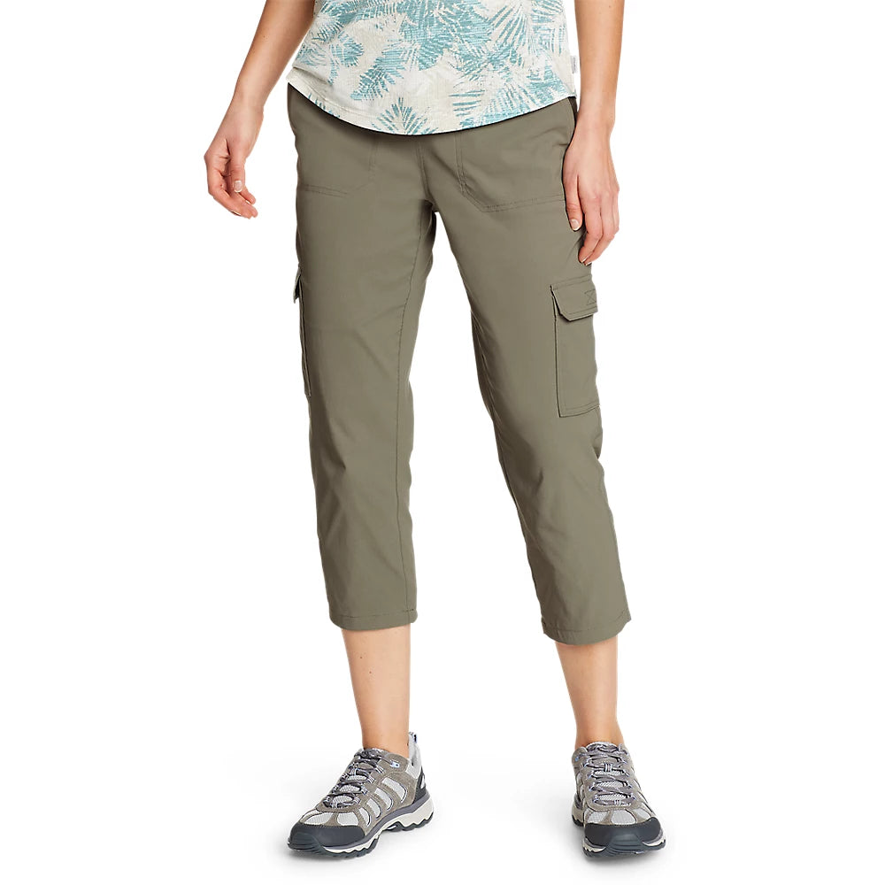 Women's Rainier Pull-On Crop Pants Casual Wide Pants