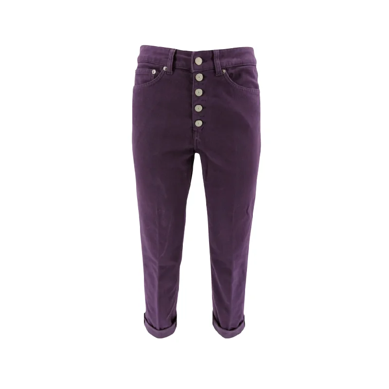 Pant Koons Gioiello - Purple Cozy Full-Length Pants