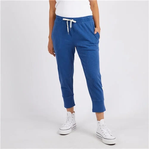 Elm Brunch Pants - China Blue Soft Stretch Trousers