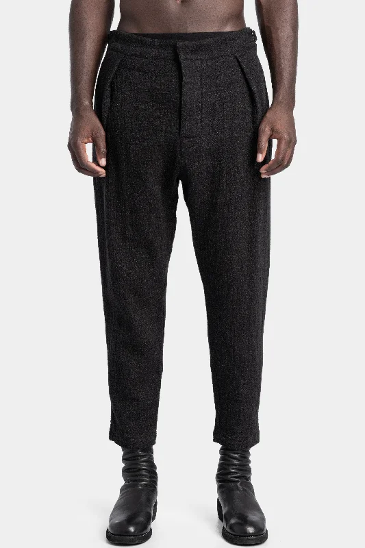 Pleated suit pants Comfy Athletic Pants
