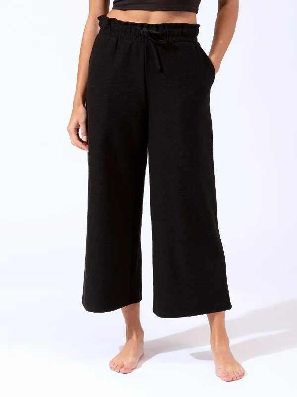 Darielle Crop Pant Cozy Knit Pants