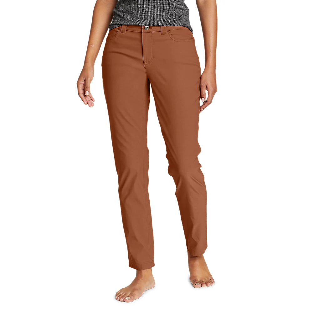Women's Rainier Slim Straight Pants Comfy High-Waist Jeans