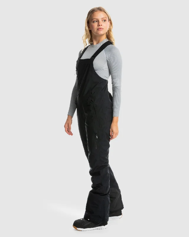 Womens Gore-Tex Stretch Prism Bib Snow Pants Stylish Casual Pants
