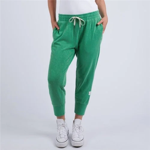 Elm Brunch Pants - Green Comfortable Jogger Trousers