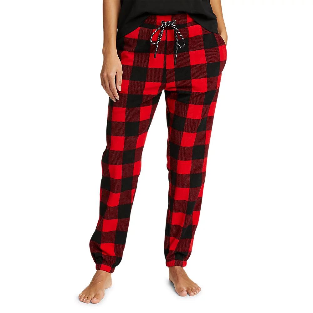Women's Fast Fleece Jogger Pants - Print Slim Fit Casual Pants