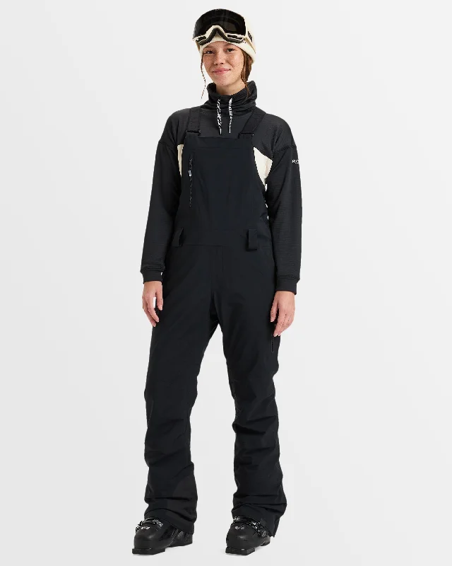Womens Gore-Tex Stretch Prism Bib Snow Pants High-Waist Jeans