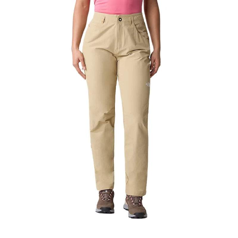 W Explo Pant - Khaki Stone Trendy Wide-Leg Pants