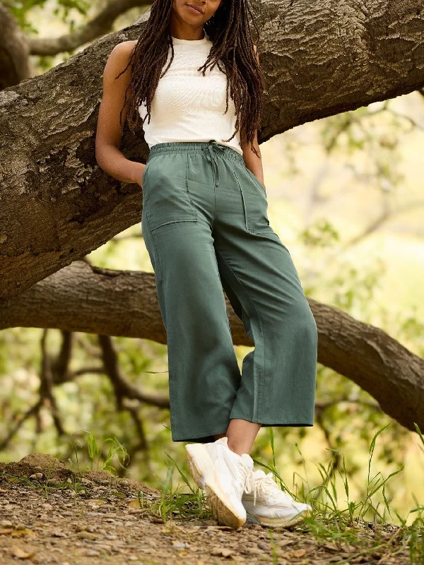 Hannah Breezy Linen Pant Comfortable Denim Pants