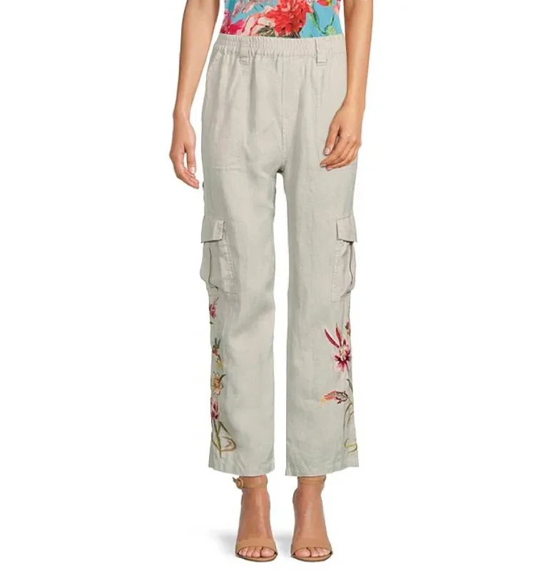 Maisie Cargo Pant In San Soft Stretch Leggings