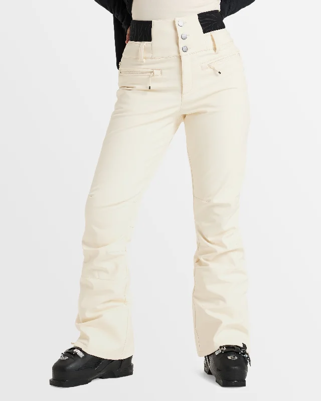 Womens Rising High  Snow Pants Soft Cotton Pants