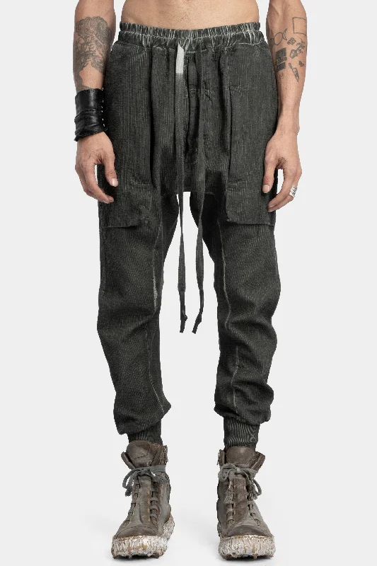 Gusset pocket pants Classic Straight Pants