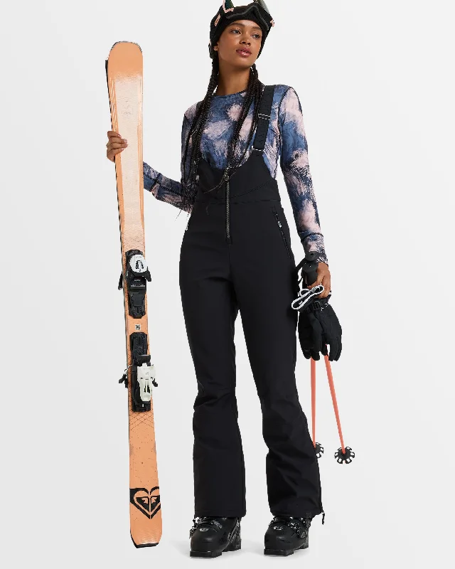 Womens Summit Bib Snow Pants Comfortable Wide-Leg Pants