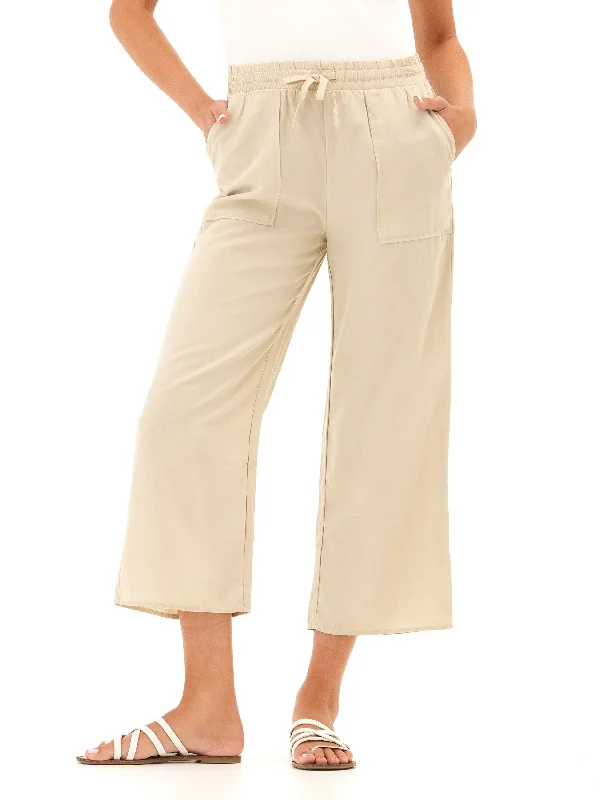 Hannah Breezy Linen Pant Cozy Full-Length Pants