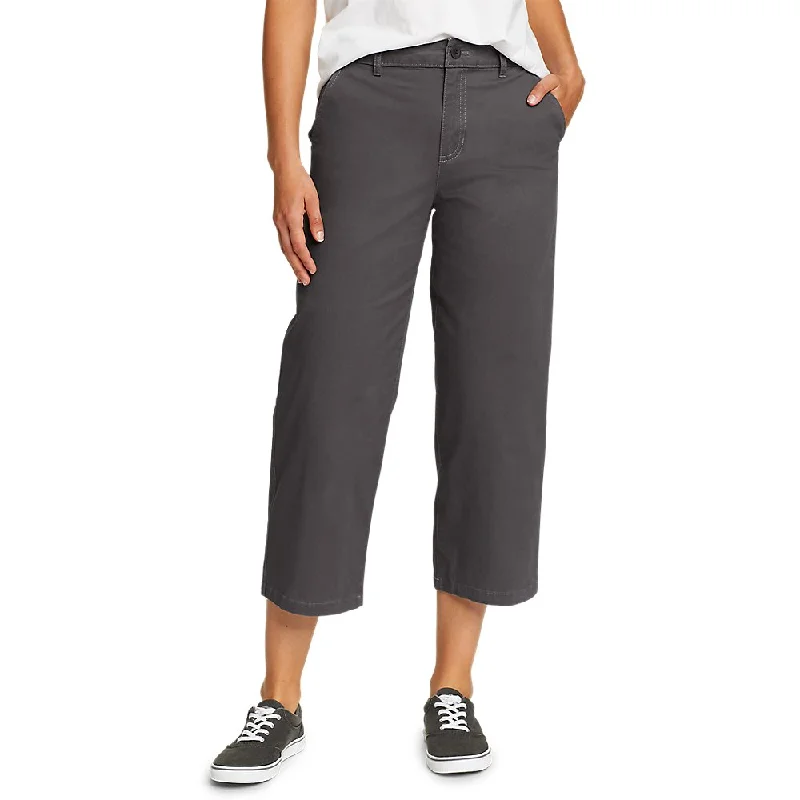 Women's Legend Wash High-Rise Wide-Leg Crop Pants Modern Skinny Pants