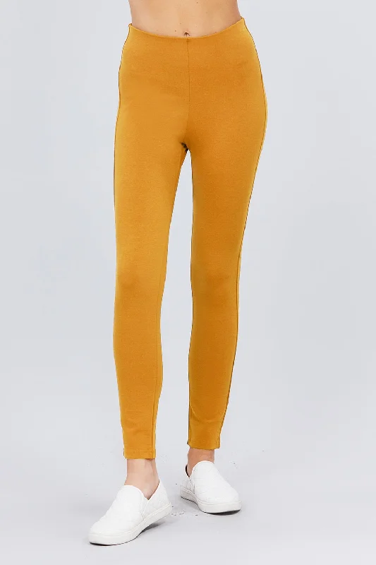 Waist Elastic Band Ponte Pants Fashionable Work Pants