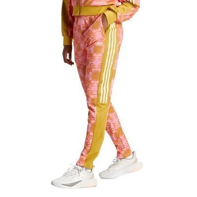 Adidas x FARM "Rio Tiro" Women's Track Pants - Semi Pink Glow / Semi Solar Orange Comfortable Jogging Pants