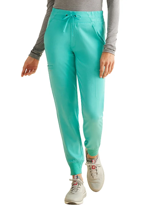 Healing Hands HH Works Rhea Jogger Scrub Pants Chic Black Leggings