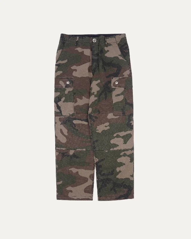 Camouflage Cargo Pants Comfortable Denim Pants