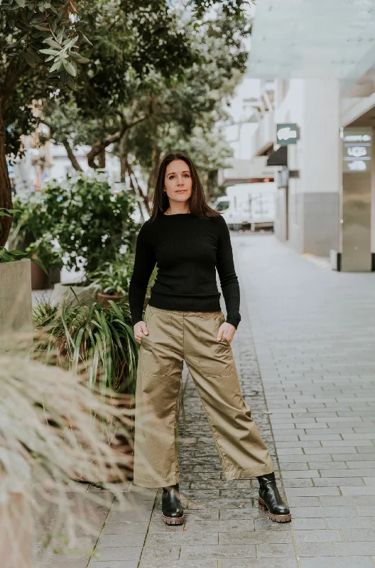 Felix Pant - Organic Cotton Relaxed High-Waist Trousers