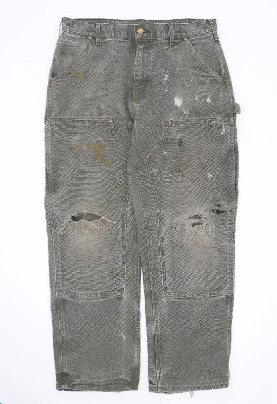 Carhartt Double Knee Pants Warm Wool Trousers