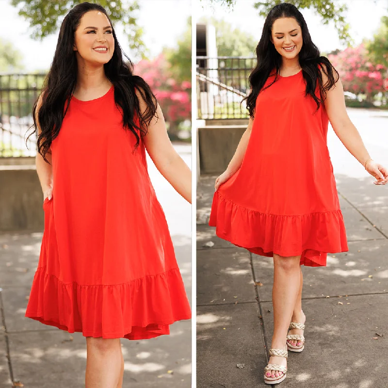 I'm The Catch Dress, Tomato