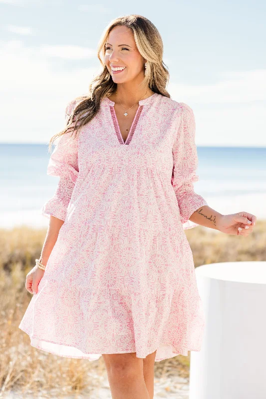 Just Being Me Dress, Pink