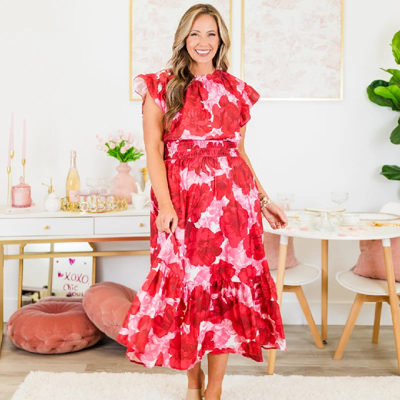 A Crazy Idea Dress, Pink