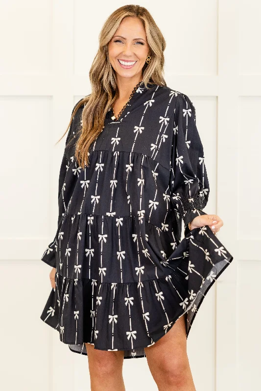 Infinite Allure Dress, Black