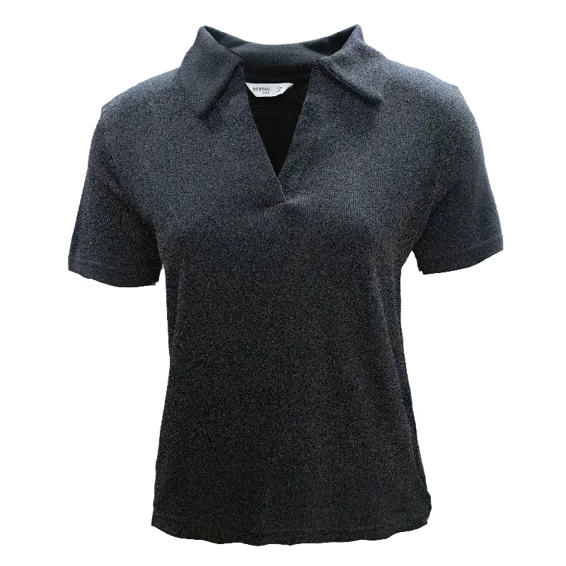 Black T-Shirt Satin Blend Silk Blend Wool Blend