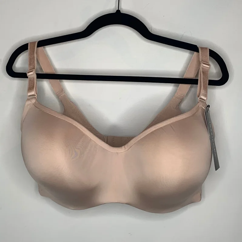 Beige T-Shirt Bra Print Jacquard Patchwork