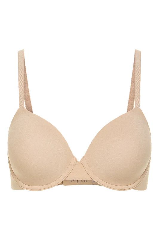 BR0007 - Essential Underwire T-Shirt Bra Collared T-Shirt Boat Neck A-Line