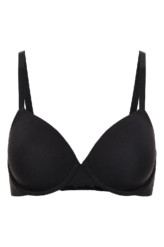 BR0007 - Essential Underwire T-Shirt Bra Mesh Canvas Denim