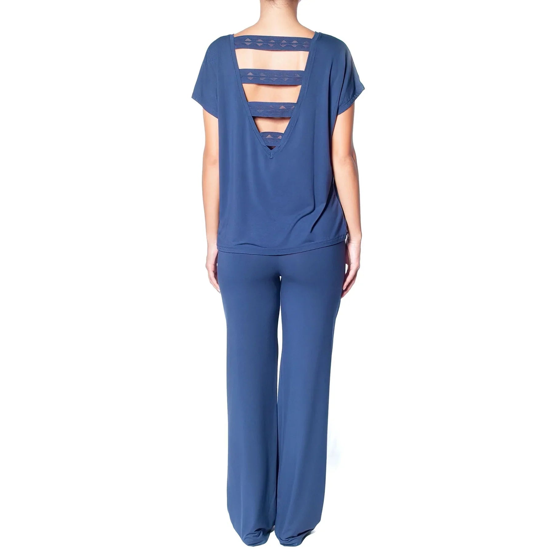 HUIT Jeanne T-shirt Solid Color Striped Floral
