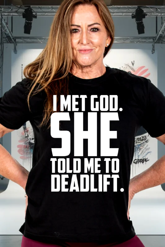 Deadlift Black Performance Tee Cozy Warm Stylish