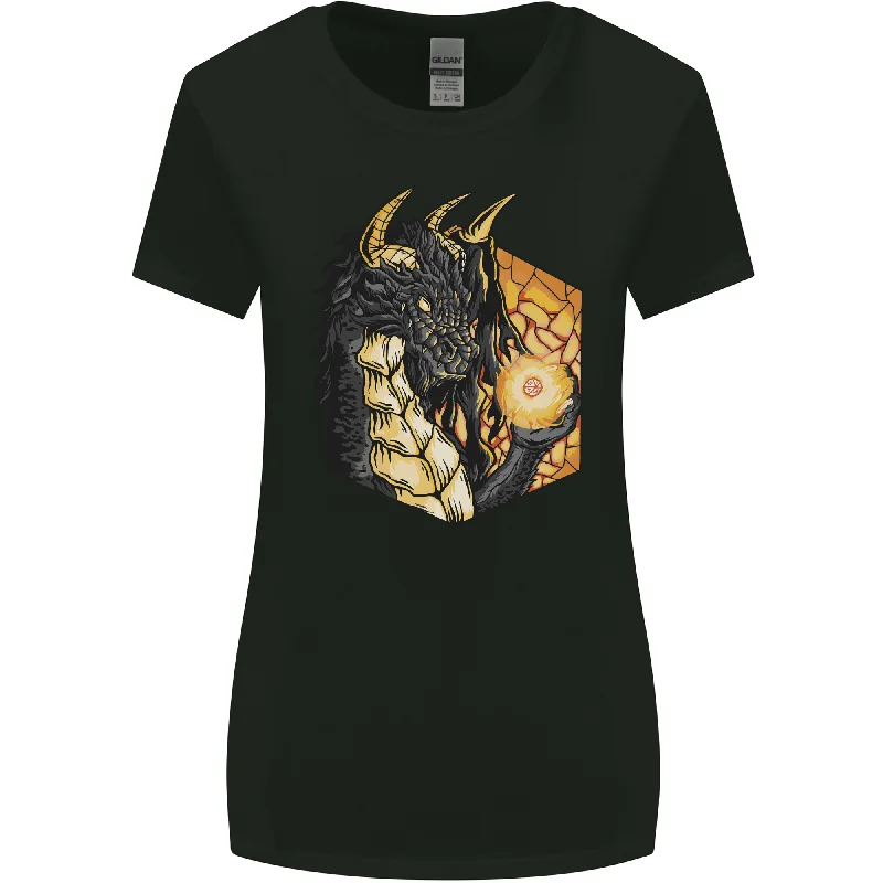 Dragon Dice RPG Role Playing Games Fantasy Womens Wider Cut T-Shirt Anti-Pilling Machine Wash Handmade